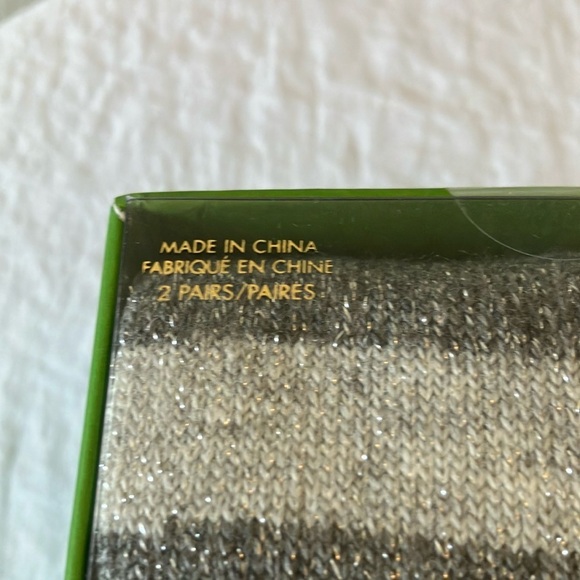 Kate Spade:  Gray & Pink Socks Set - Picture 8 of 16